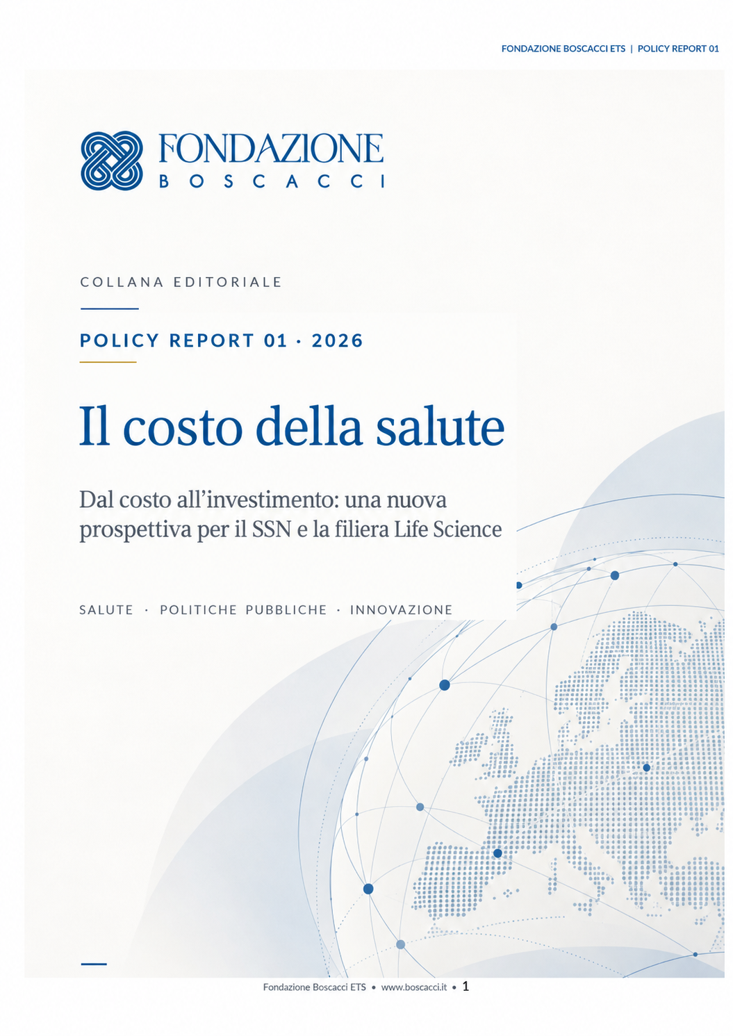 Copertina Il costo della salute
