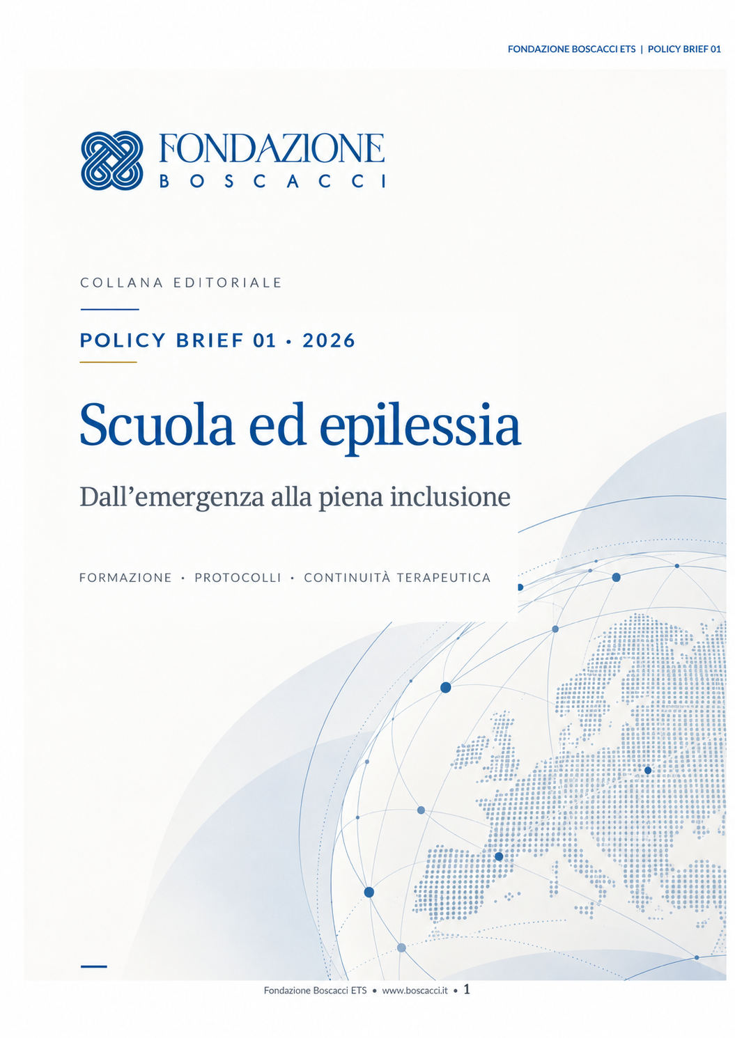Copertina Scuola ed Epilessia